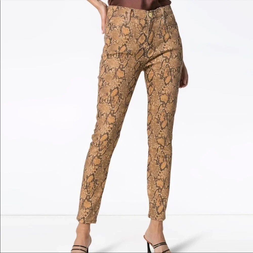 Frame Le High Skinny Crop Jeans - Picture 2 of 11